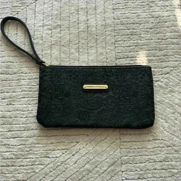 stone mountain Embossed Paisley Wristlet - Picture 2 of 7